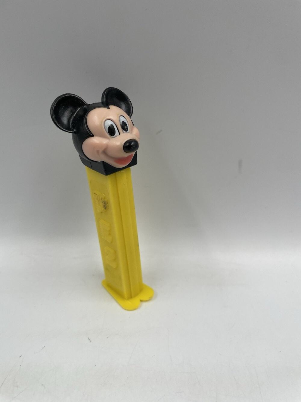 Pez Dispenser Vintage Disney Mickey Mouse Yellow Stand